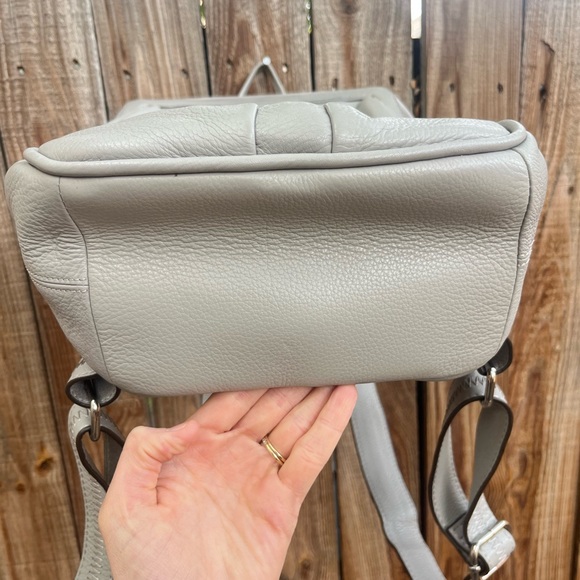 Aimee Kestenberg grey leather backpack main image 7